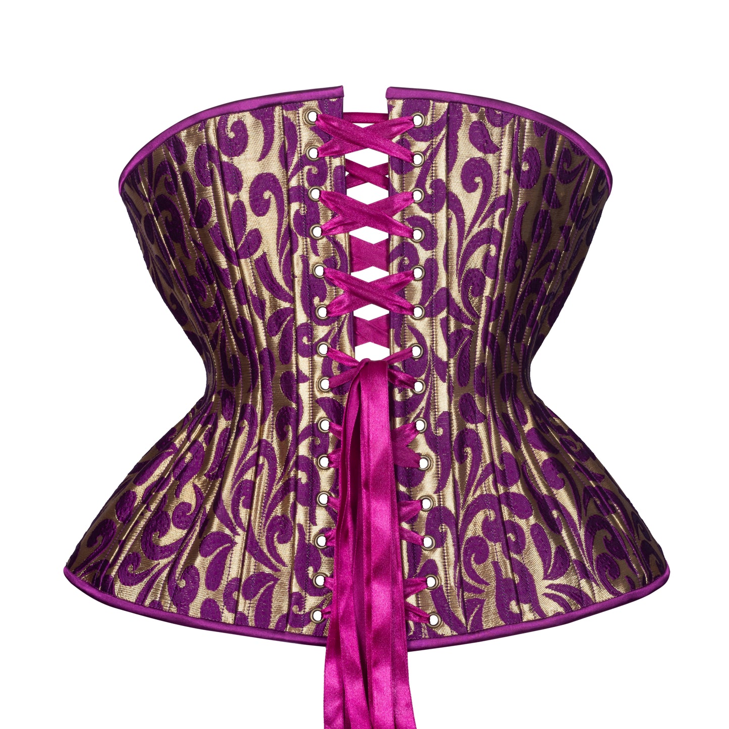 Swirling Eminence Cupped Corset, Gemini Silhouette, Long