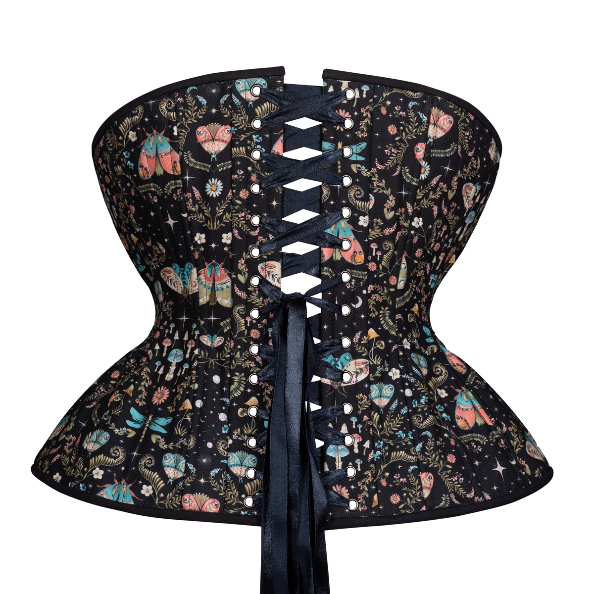 Moths at Night Corset, Gemini Silhouette, Long