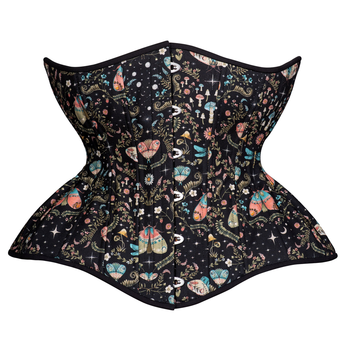 Moths at Night Corset, Gemini Silhouette, Long