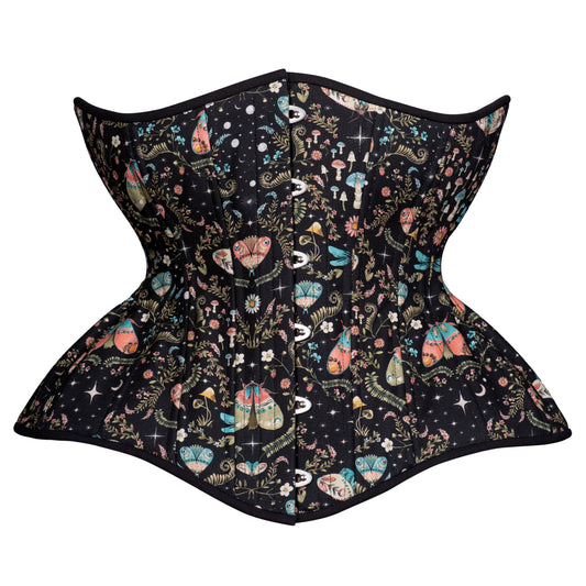 Moths at Night Corset, Gemini Silhouette, Long