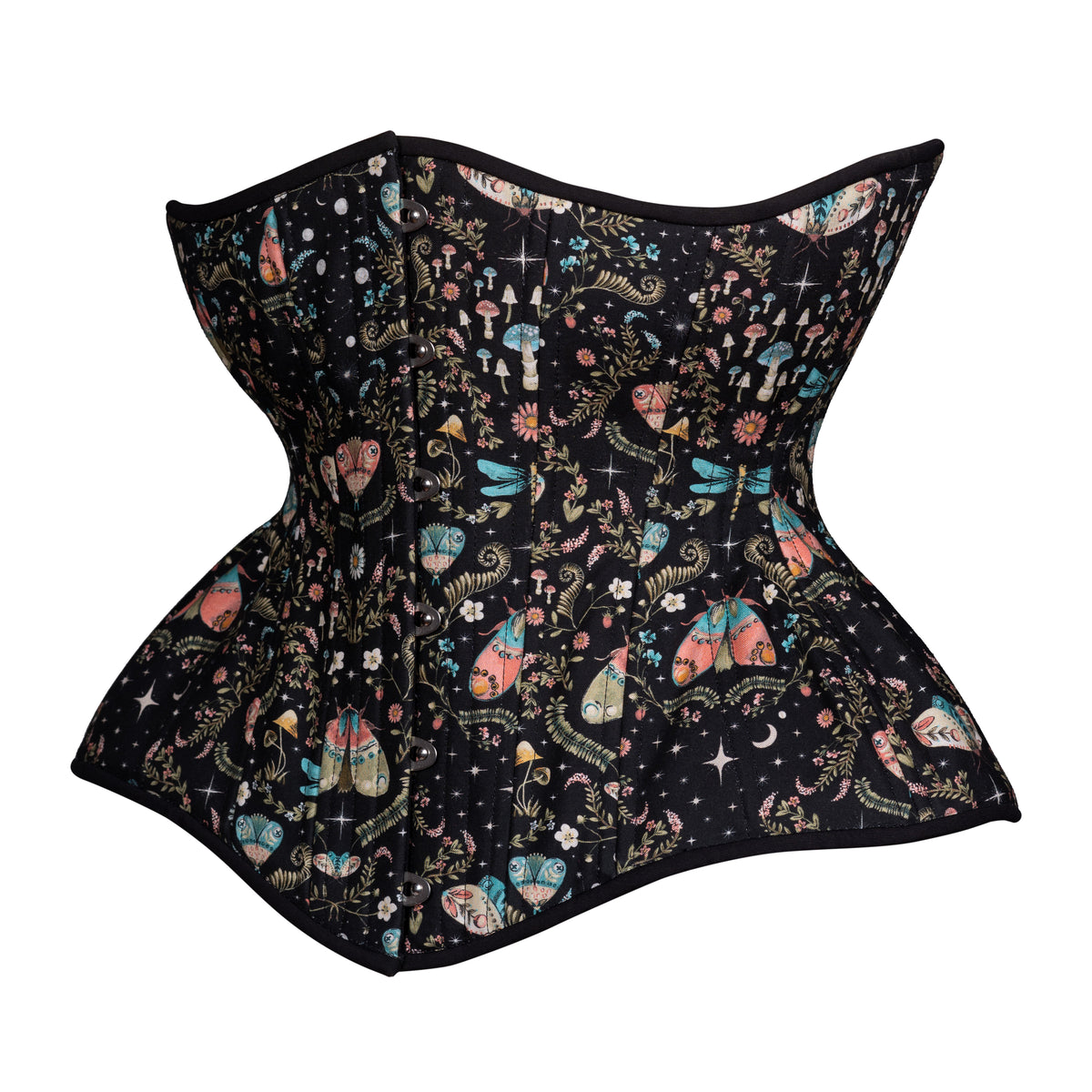 Moths at Night Corset, Gemini Silhouette, Long