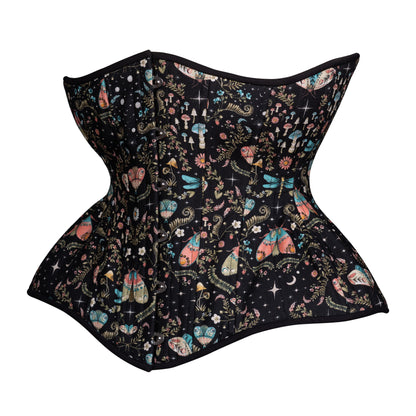 Moths at Night Corset, Gemini Silhouette, Long