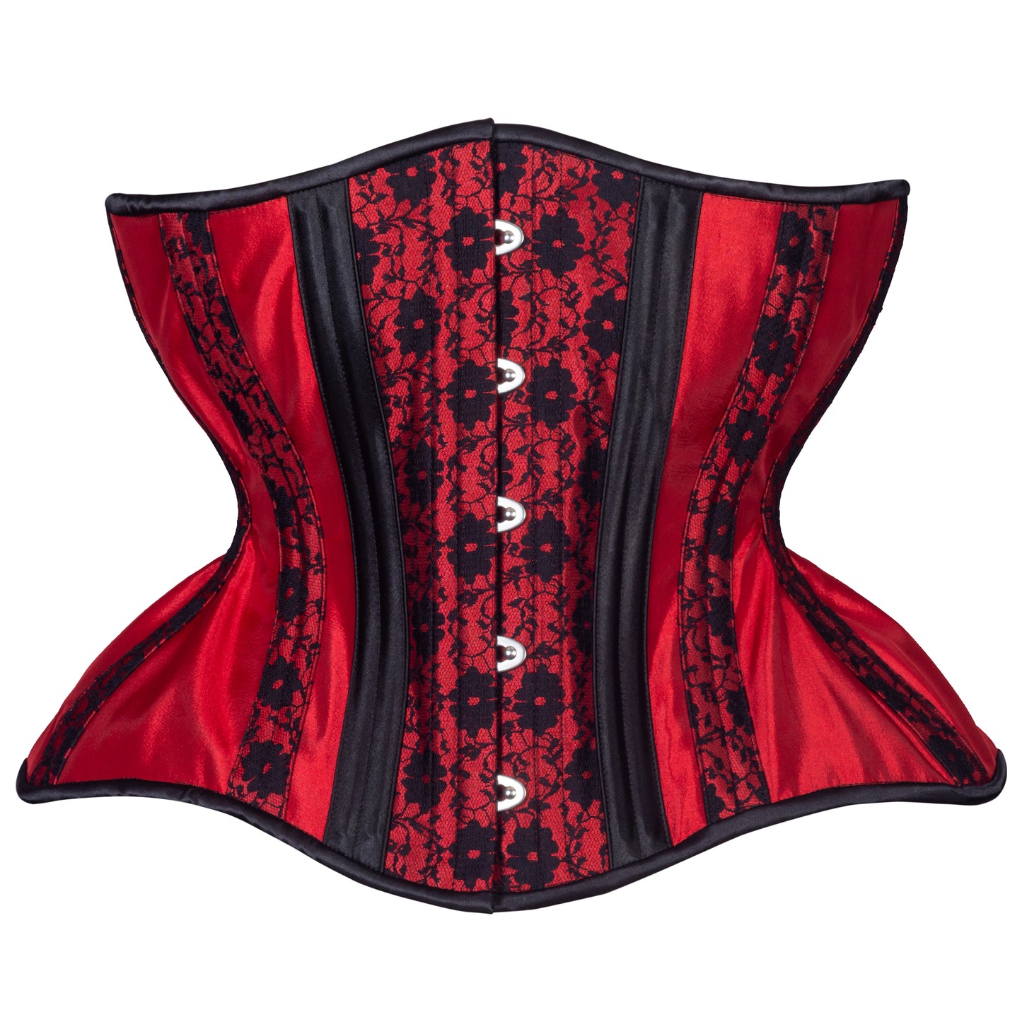 Sangria Lace Cupped Corset, Gemini Silhouette, Regular