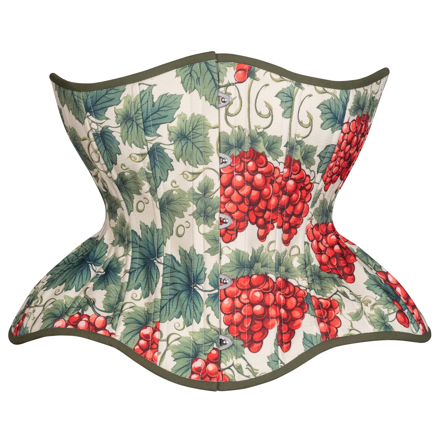 Through the Grapevine Cotton Cupped Corset, Gemini Silhouette, Regular