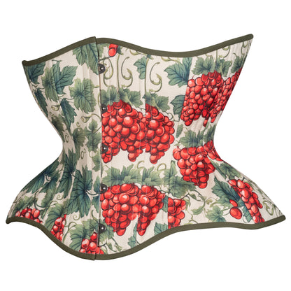 Through the Grapevine Cotton Cupped Corset, Gemini Silhouette, Regular