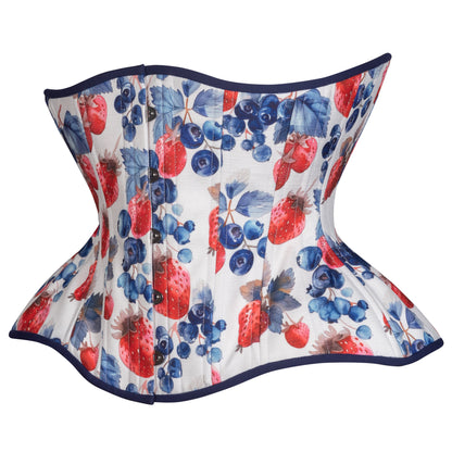 Berry Sweet Cotton Straight Corset, Gemini Silhouette, Regular