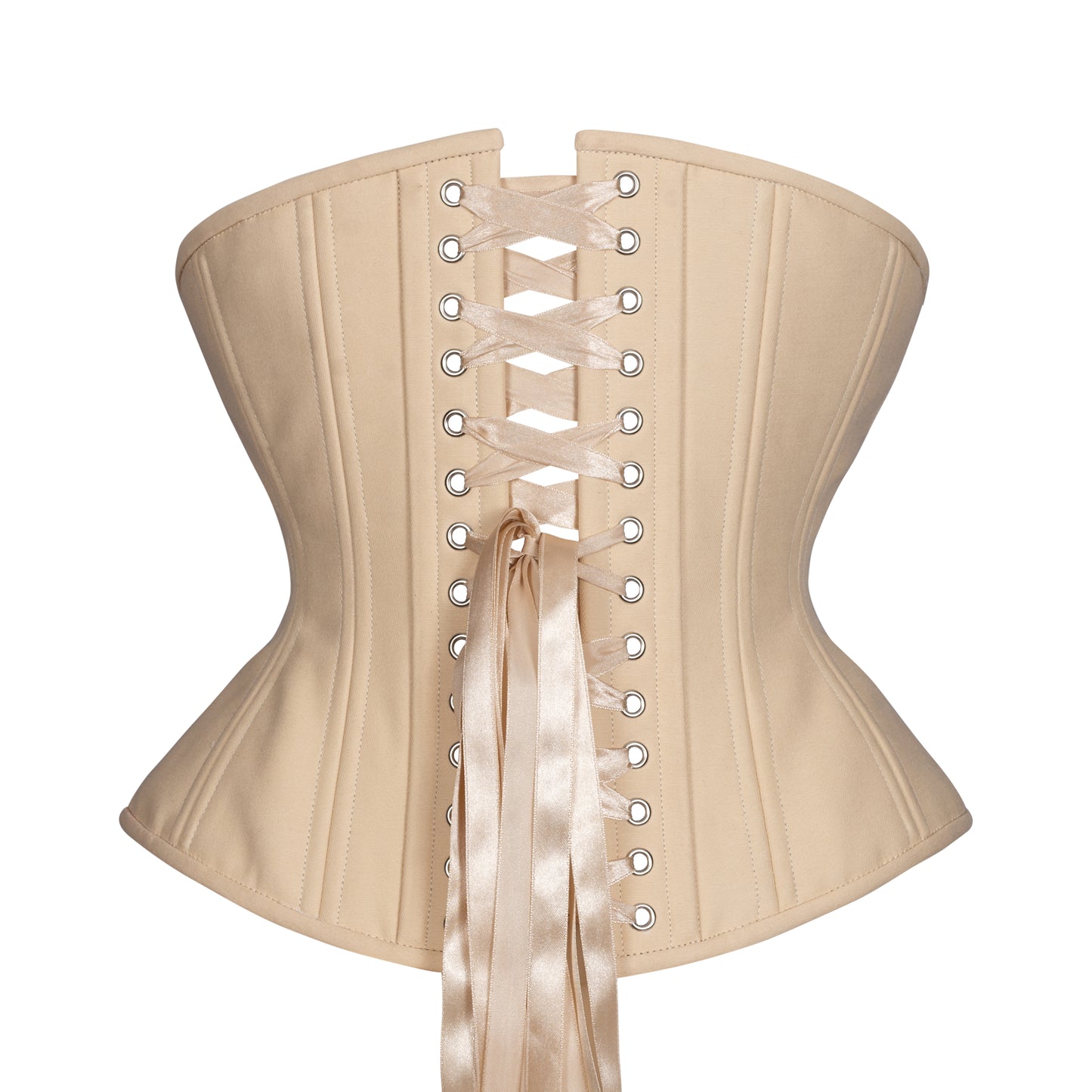 Beige Cotton Libby Corset (Libra Gentle Silhouette, Regular)