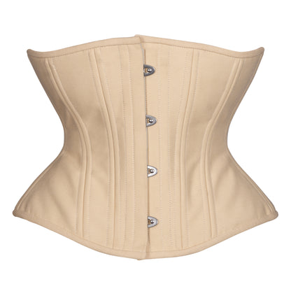 Beige Cotton Libby Corset (Libra Gentle Silhouette, Regular)