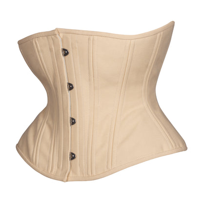 Beige Cotton Libby Corset (Libra Gentle Silhouette, Regular)