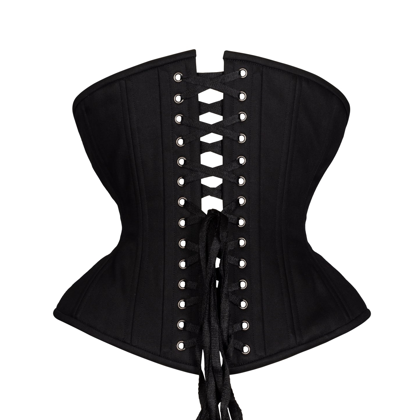 Black Cotton Libby Corset (Libra Gentle Silhouette, Regular)