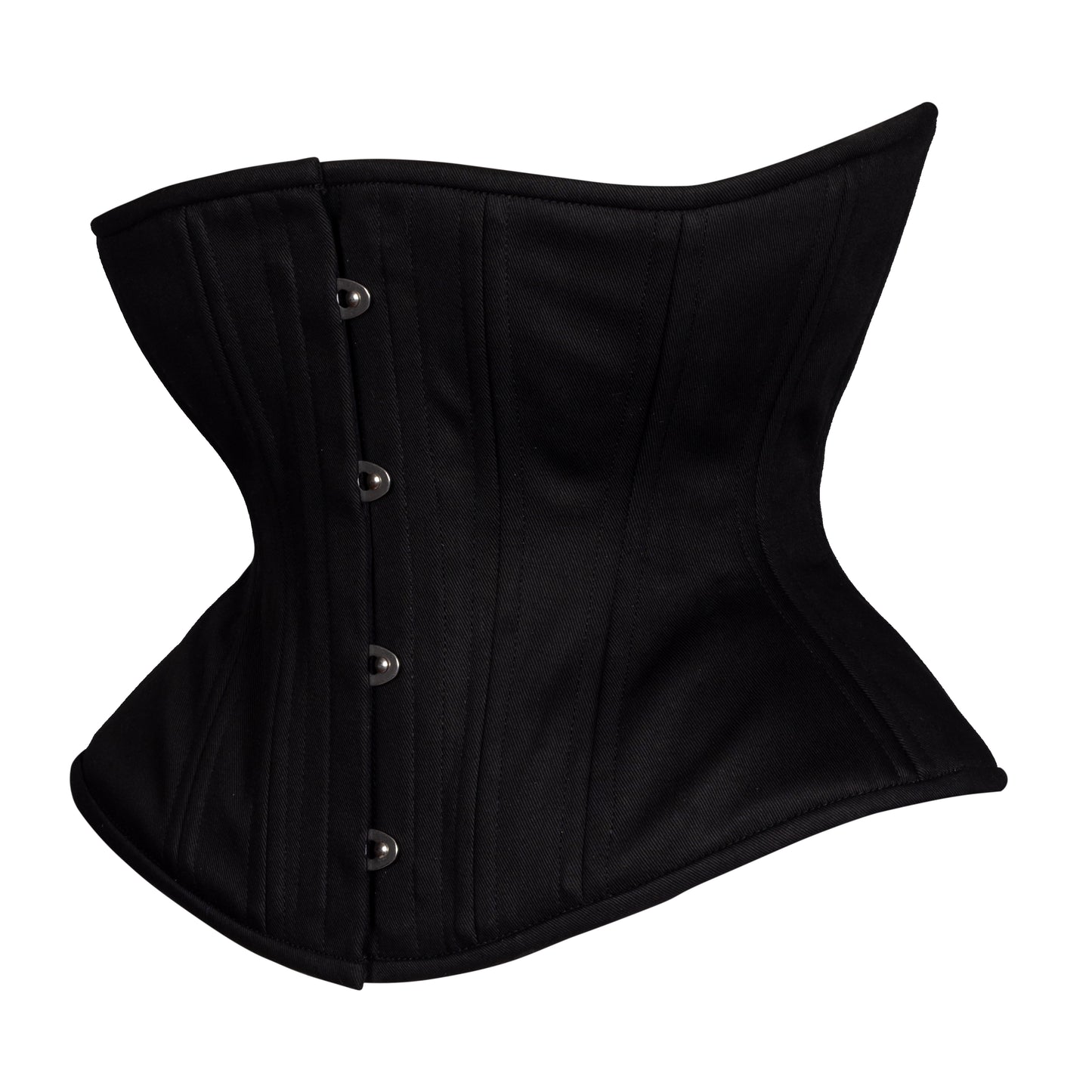 Black Cotton Libby Corset (Libra Gentle Silhouette, Regular)