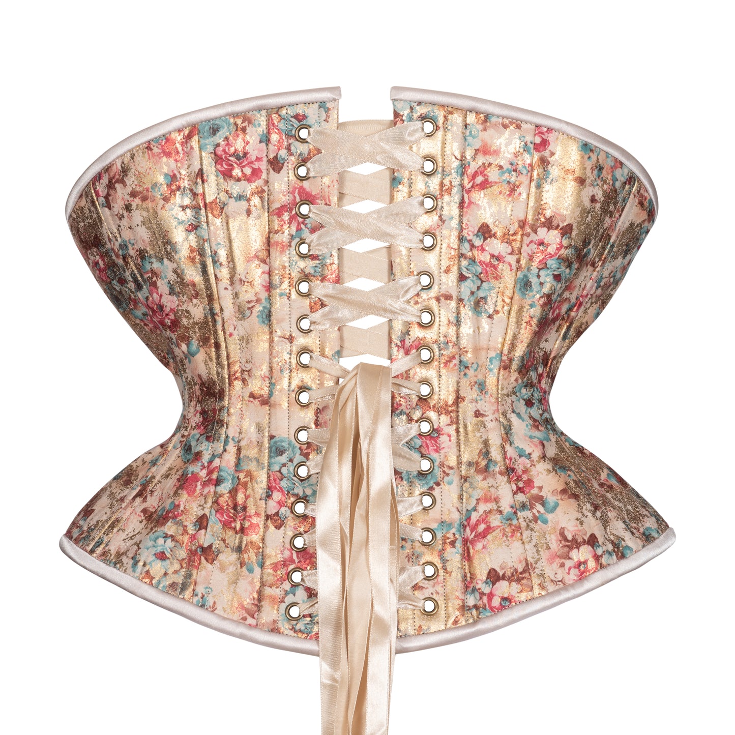 Floral Shimmer in Pastel Corset, Libra Silhouette, Regular