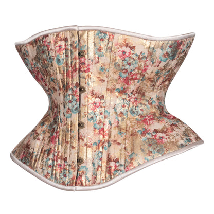 Floral Shimmer in Pastel Corset, Libra Silhouette, Regular