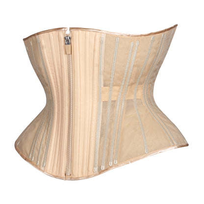 Beige Fine Mesh No Line Libby Corset (Libra Gentle Silhouette, Regular)