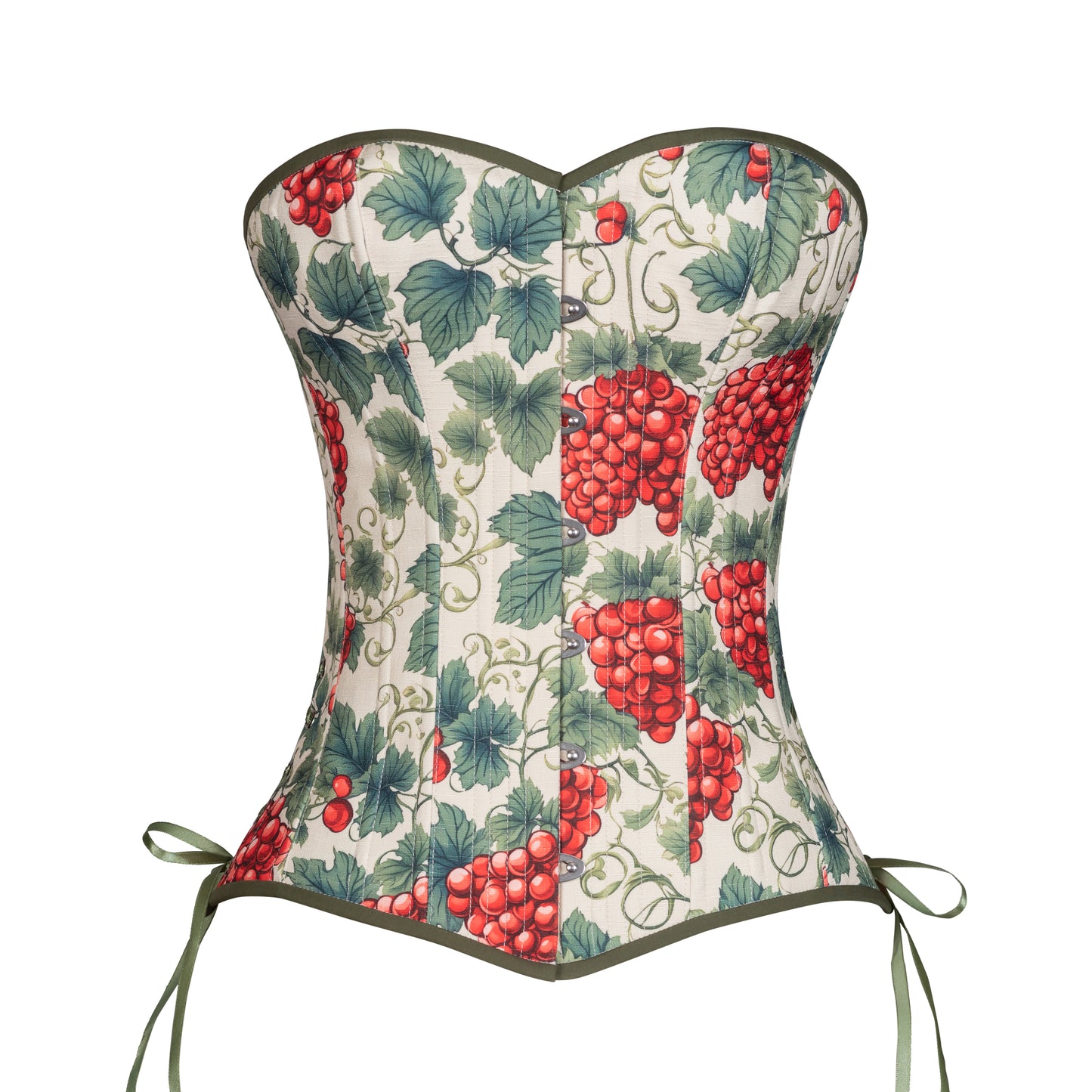 Through the Grapevine Cotton Overbust, Slim Silhouette, Regular