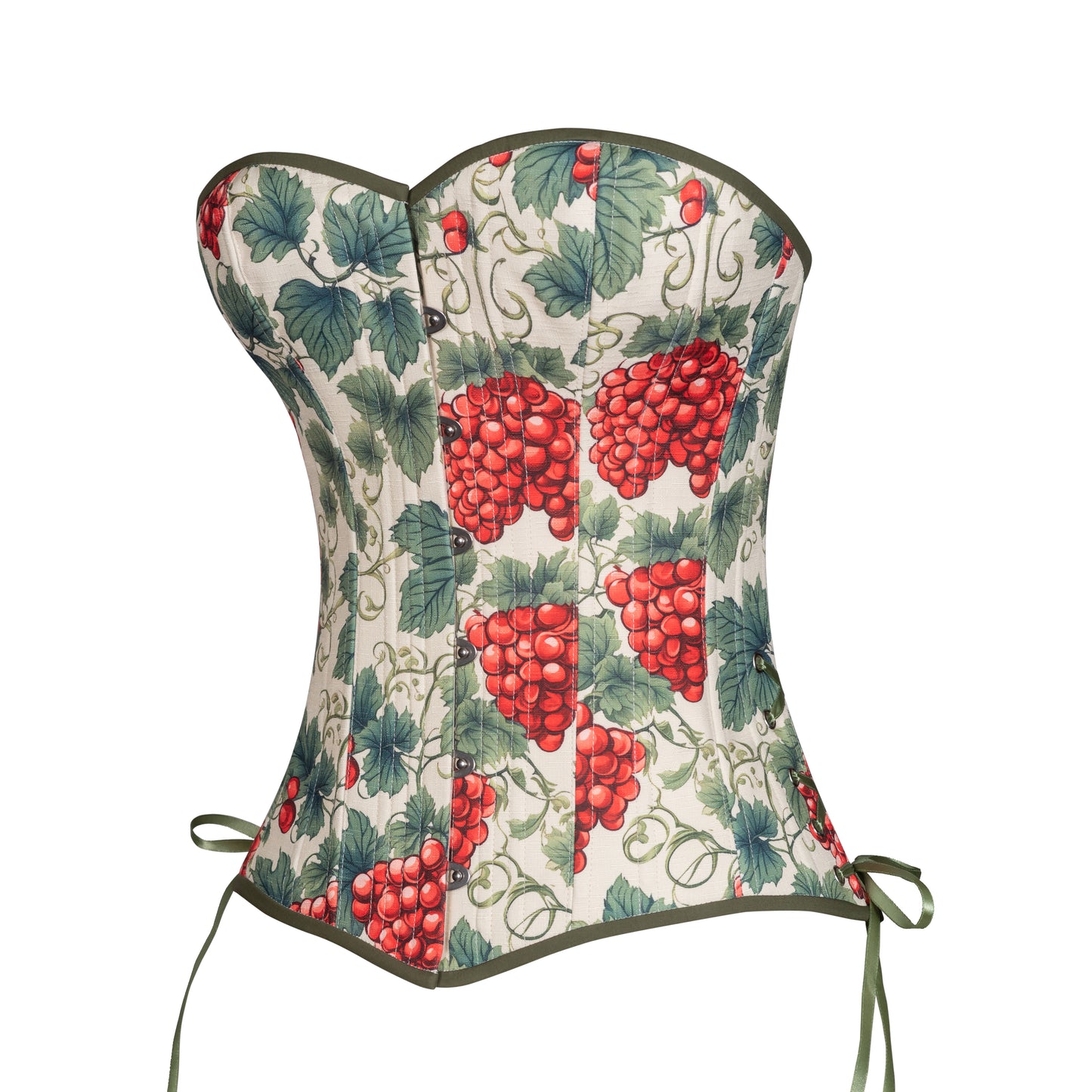 Through the Grapevine Cotton Overbust, Slim Silhouette, Regular