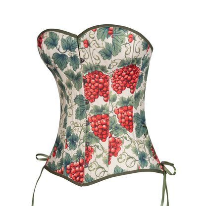 Through the Grapevine Cotton Overbust, Slim Silhouette, Regular