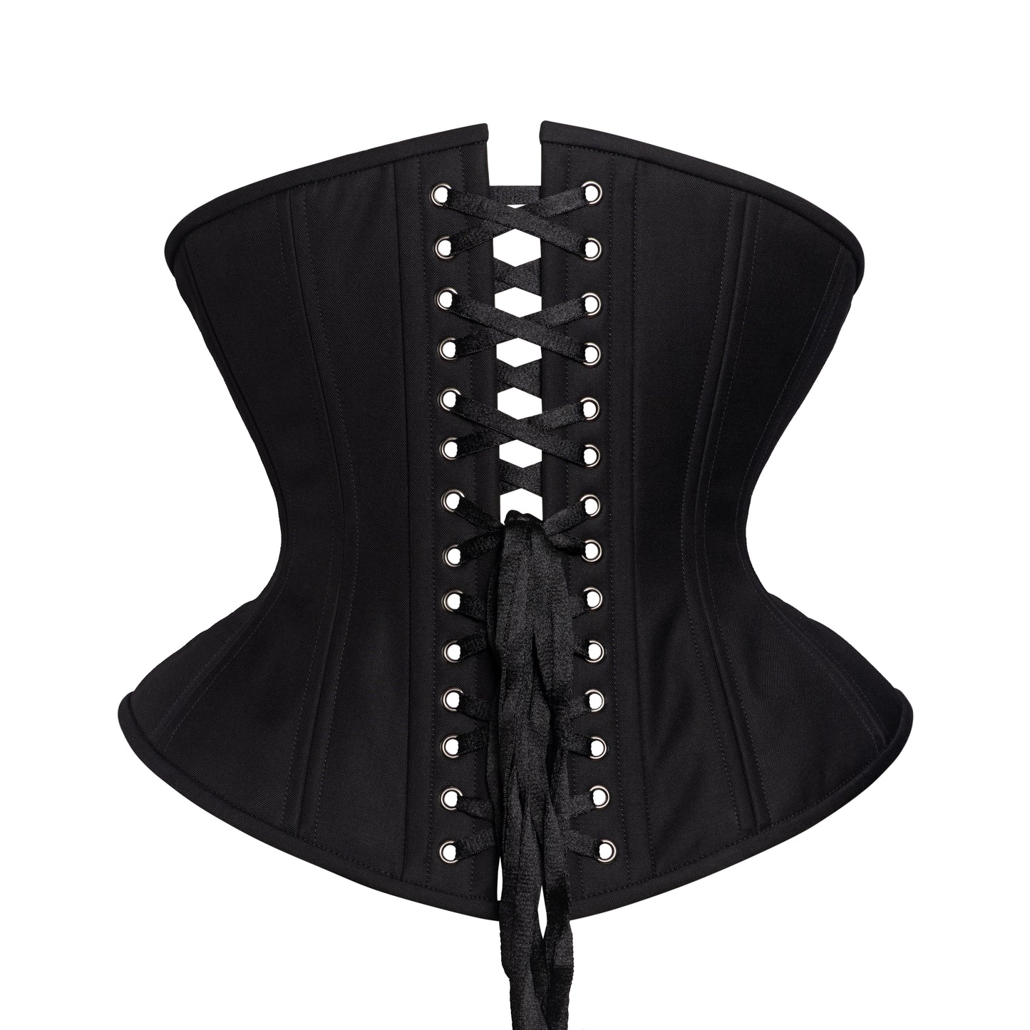 NEW! (📐UFR) Black Cotton Corset, Hourglass Silhouette, Funnel, Regular