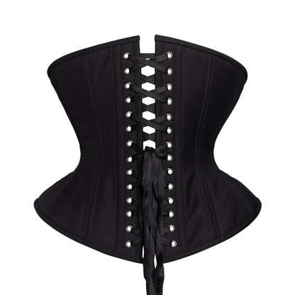 NEW! (📐UFR) Black Cotton Corset, Hourglass Silhouette, Funnel, Regular