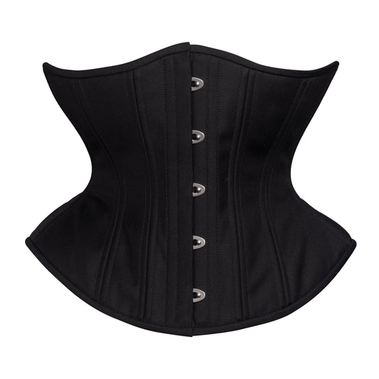 NEW! (📐UFR) Black Cotton Corset, Hourglass Silhouette, Funnel, Regular