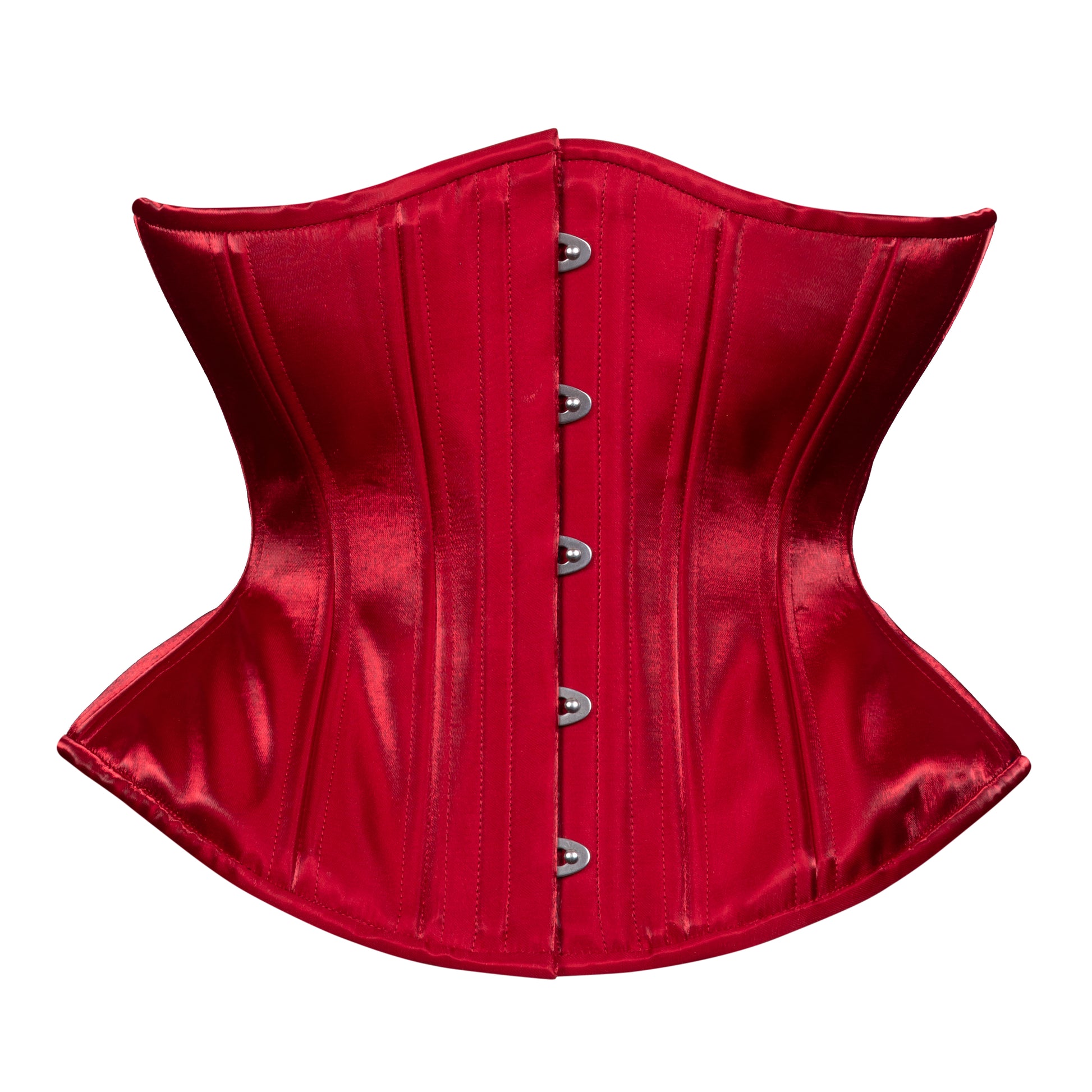 NEW! (UFR) Red Lacquer Corset, Hourglass Silhouette, Funnel, Regular