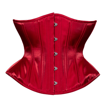 NEW! (UFR) Red Lacquer Corset, Hourglass Silhouette, Funnel, Regular