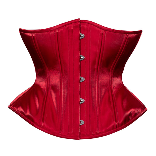 NEW! (UFR) Red Lacquer Corset, Hourglass Silhouette, Funnel, Regular