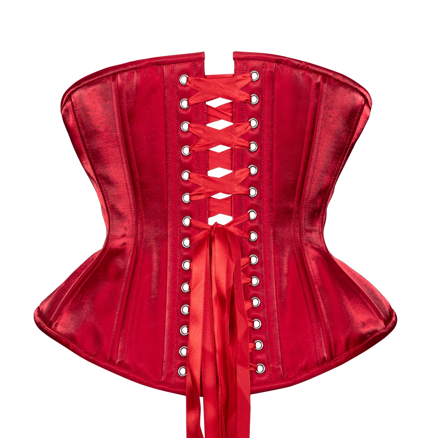 NEW! (UFR) Red Lacquer Corset, Hourglass Silhouette, Funnel, Regular