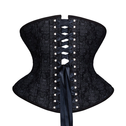 (UFR) Skull Demask Corset, Hourglass Silhouette, Funnel, Regular