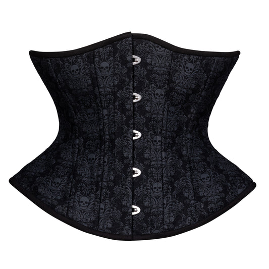 (UFR) Skull Demask Corset, Hourglass Silhouette, Funnel, Regular
