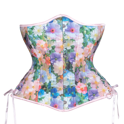 Impatiens Embrace Corset, Hourglass Silhouette, Long