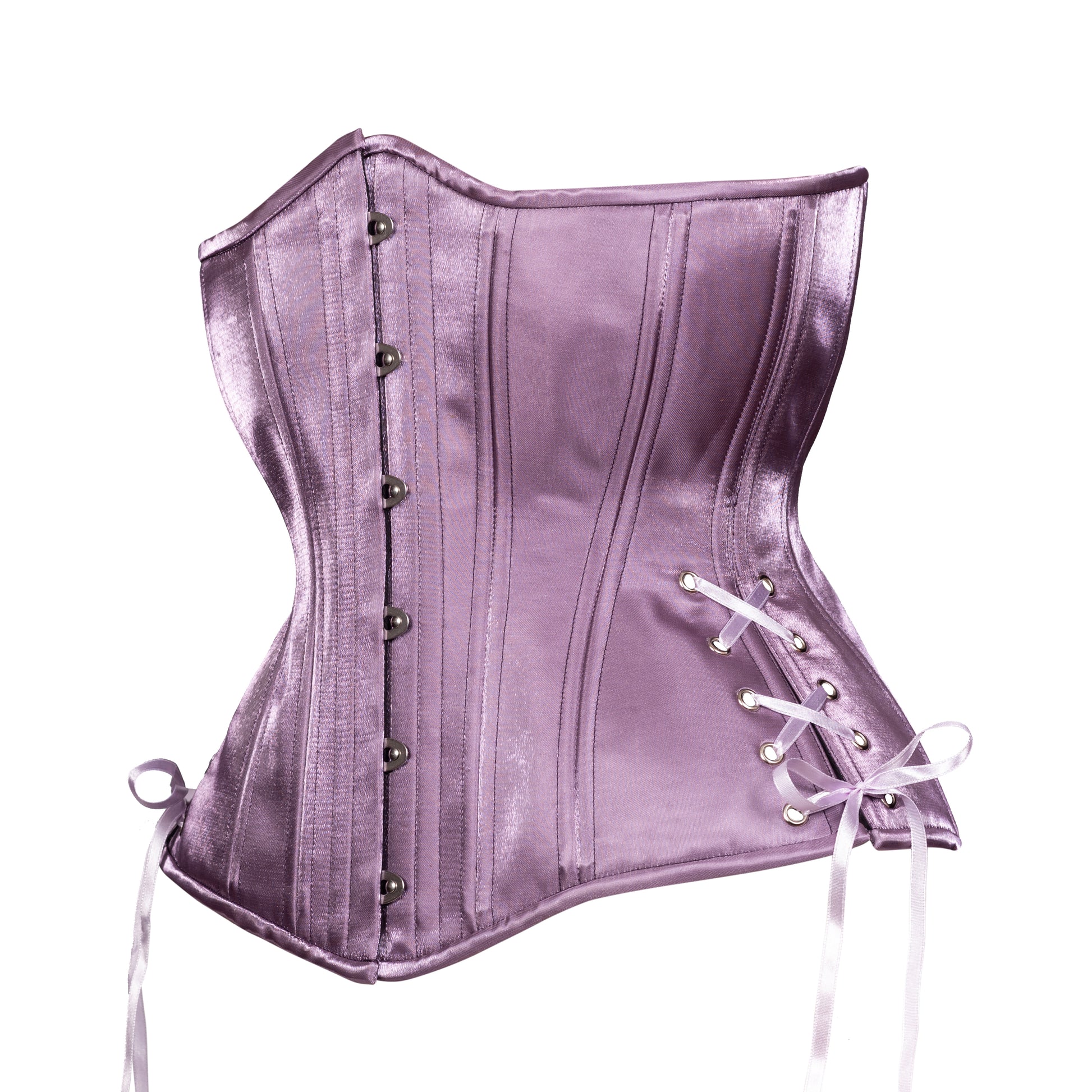 Purple Haze Corset, Hourglass Silhouette, Long