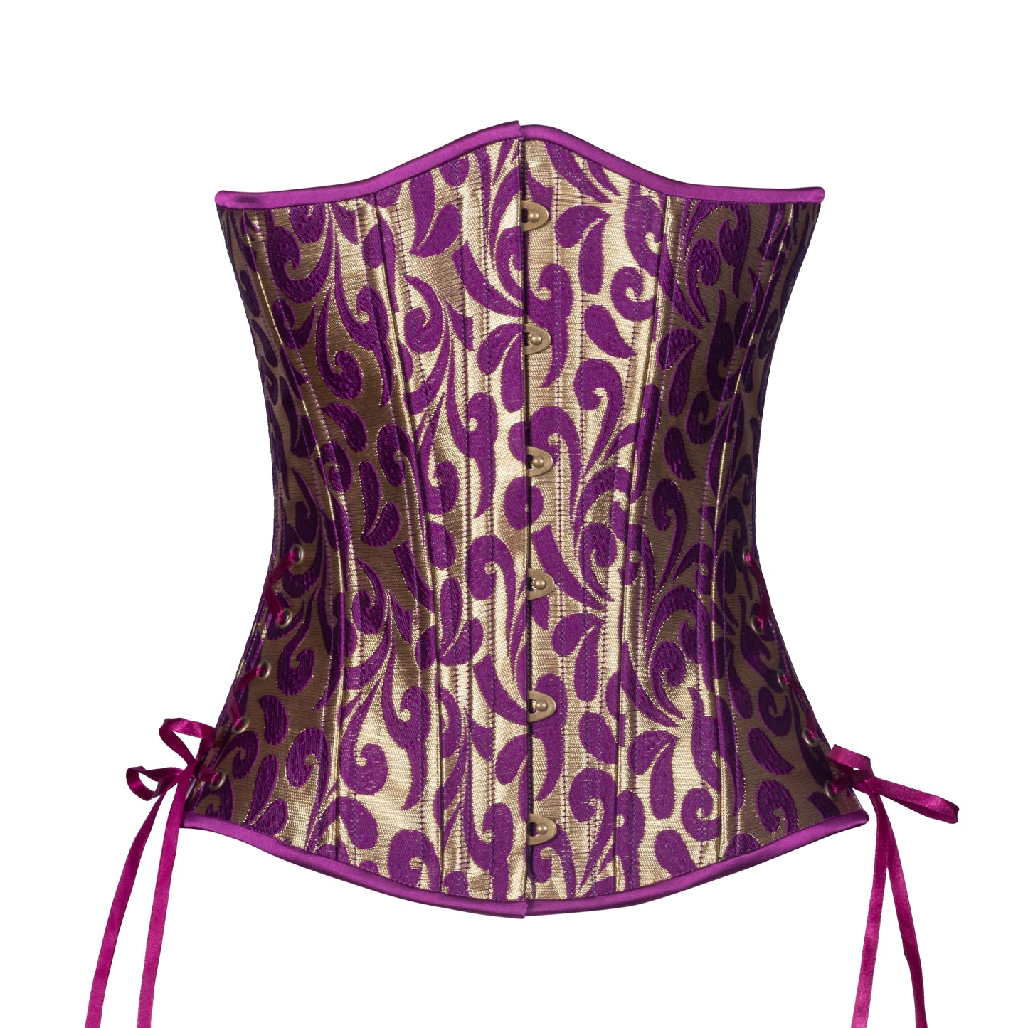 Swirling Eminence Corset, Slim Silhouette, Long