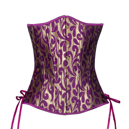 Swirling Eminence Corset, Slim Silhouette, Long