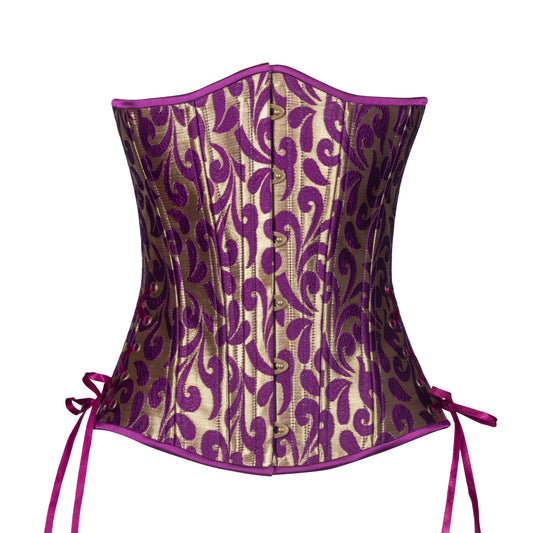 Swirling Eminence Corset, Slim Silhouette, Long