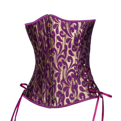 Swirling Eminence Corset, Slim Silhouette, Long