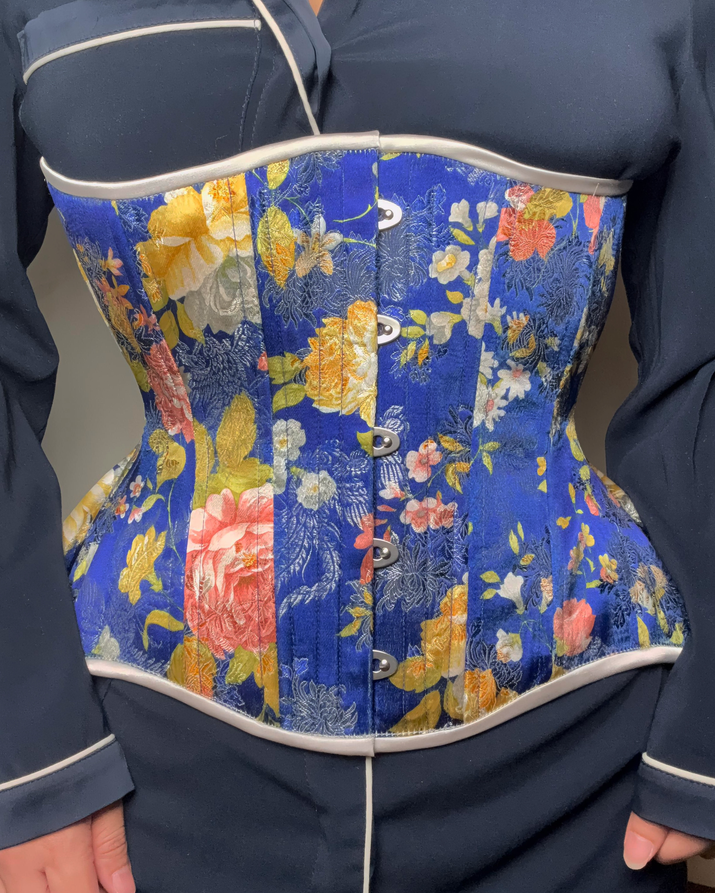 Evening Gardens Cupped Corset, Gemini Silhouette, Regular