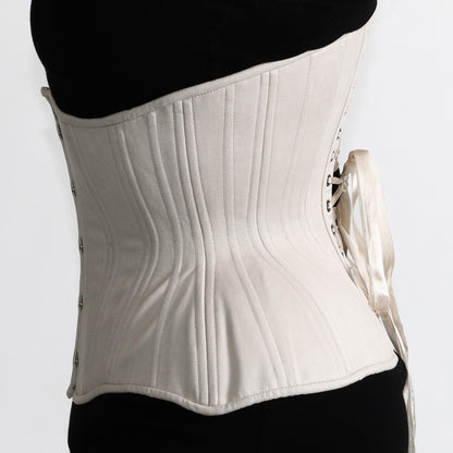 Gemini Straight rib beige Corset, side view