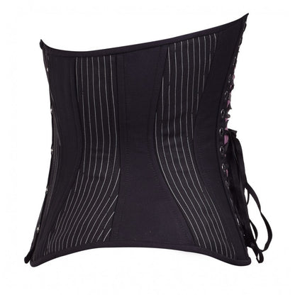 Pinstripe Cashmere Hourglass Corset