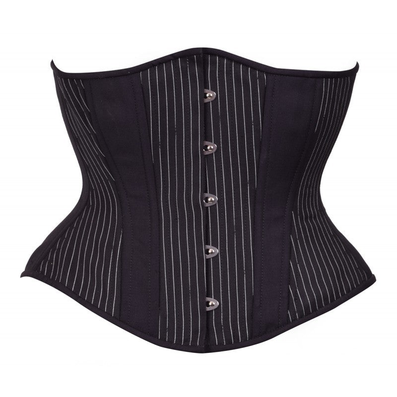 Pinstripe Cashmere Hourglass Corset