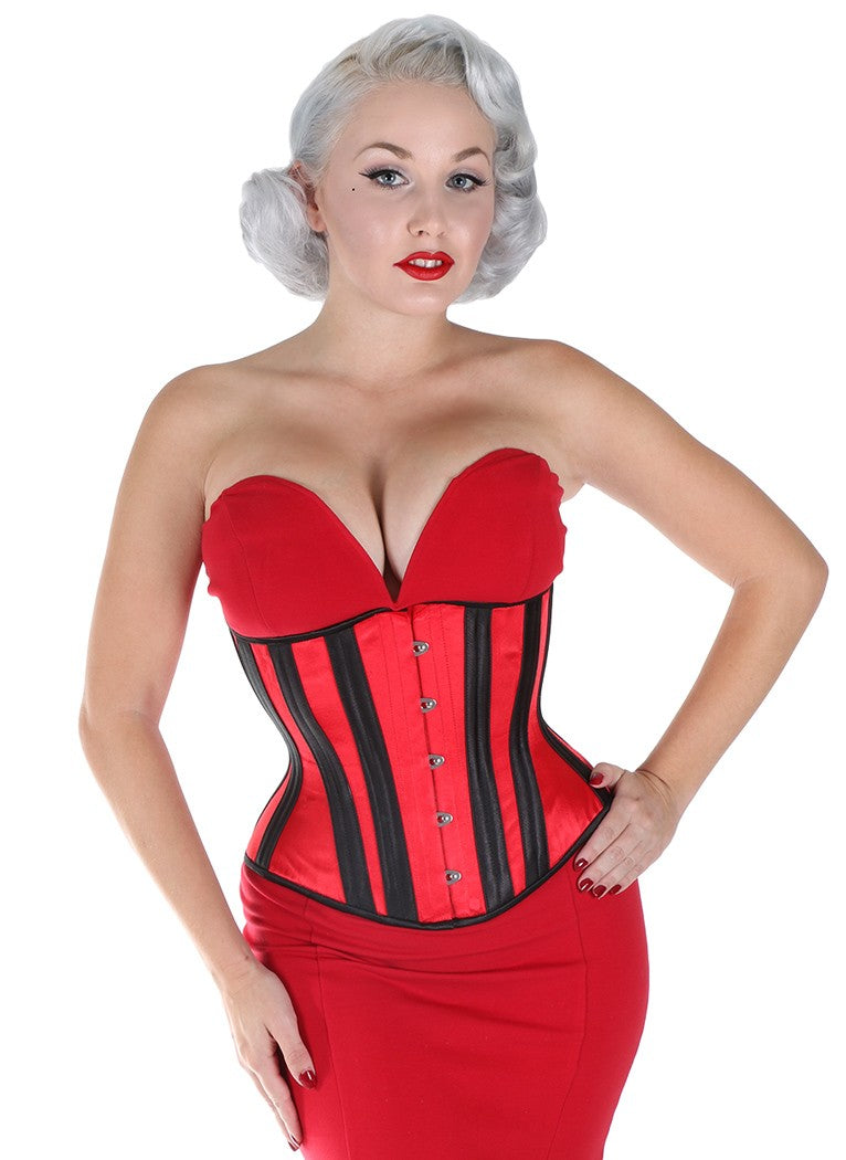 Black Red Corset