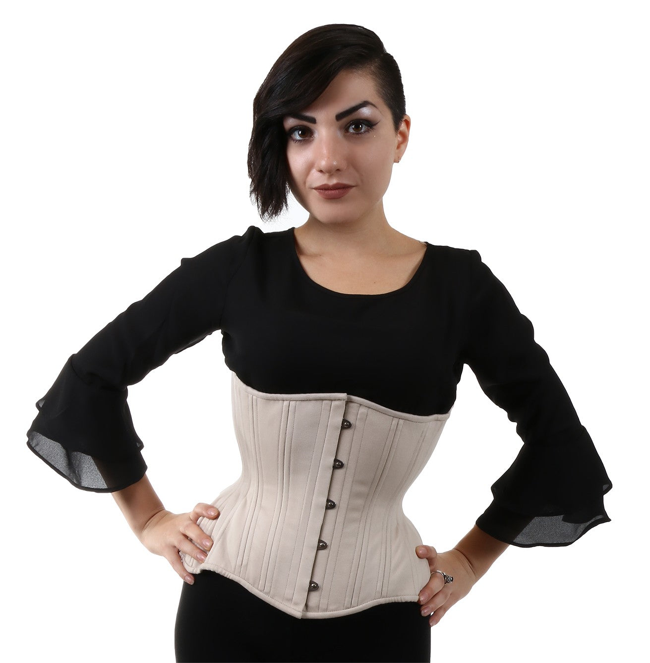 Gemini Straight rib beige Corset