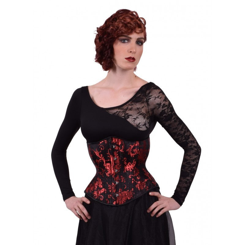 Gothic Red Design Hourglass
