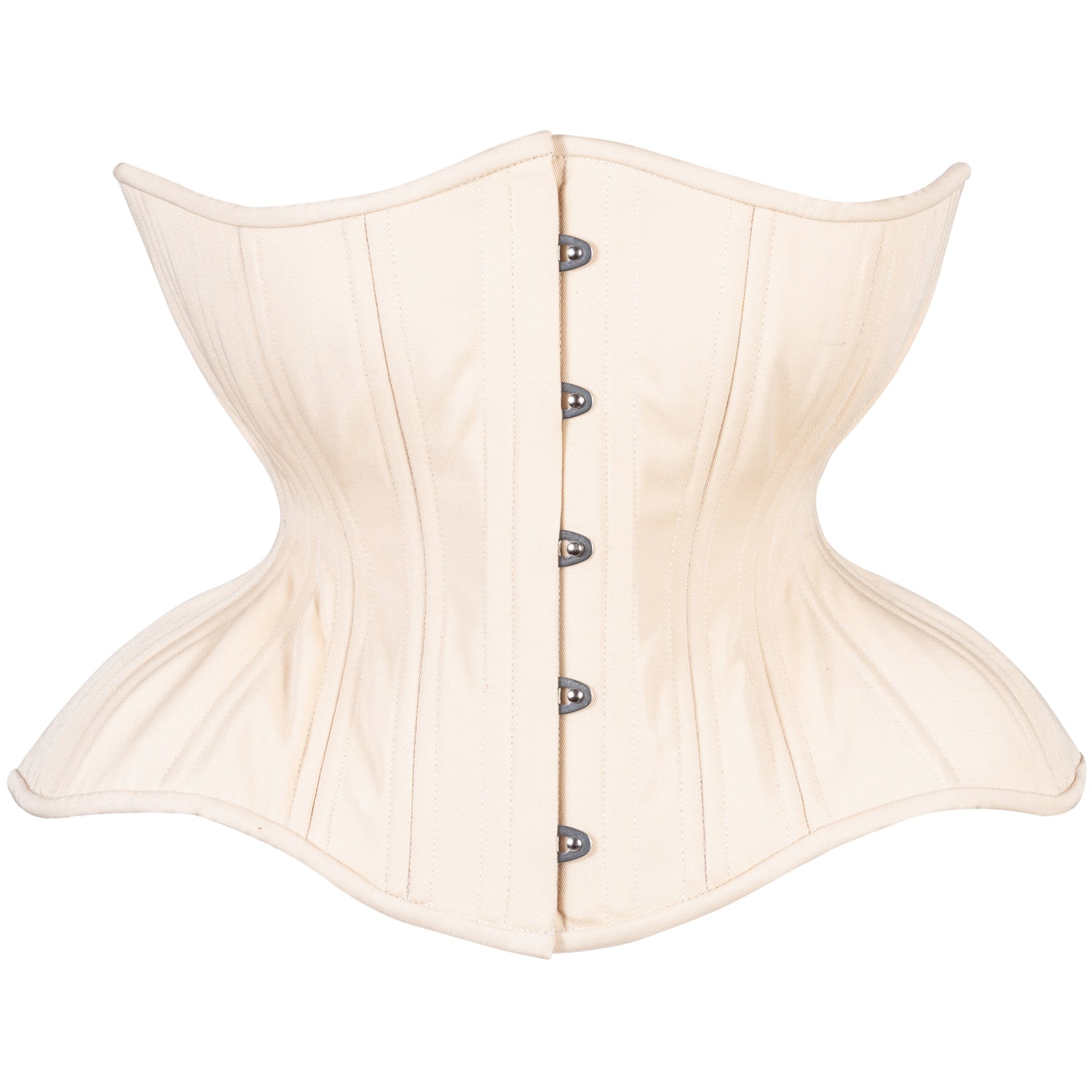 Beige Cotton Cupped Corset, Gemini Silhouette, Regular