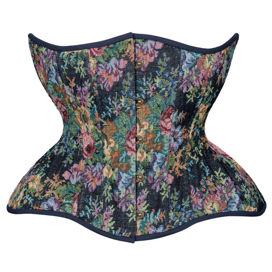 Vintage Floral Cupped Corset, Gemini Silhouette, Regular ** PHOTO SAMPLE, ONLY SIZE 22 IS AVAILABLE