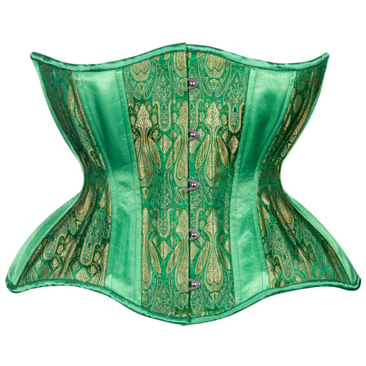 Emerald Straight Corset, Gemini Silhouette, Regular