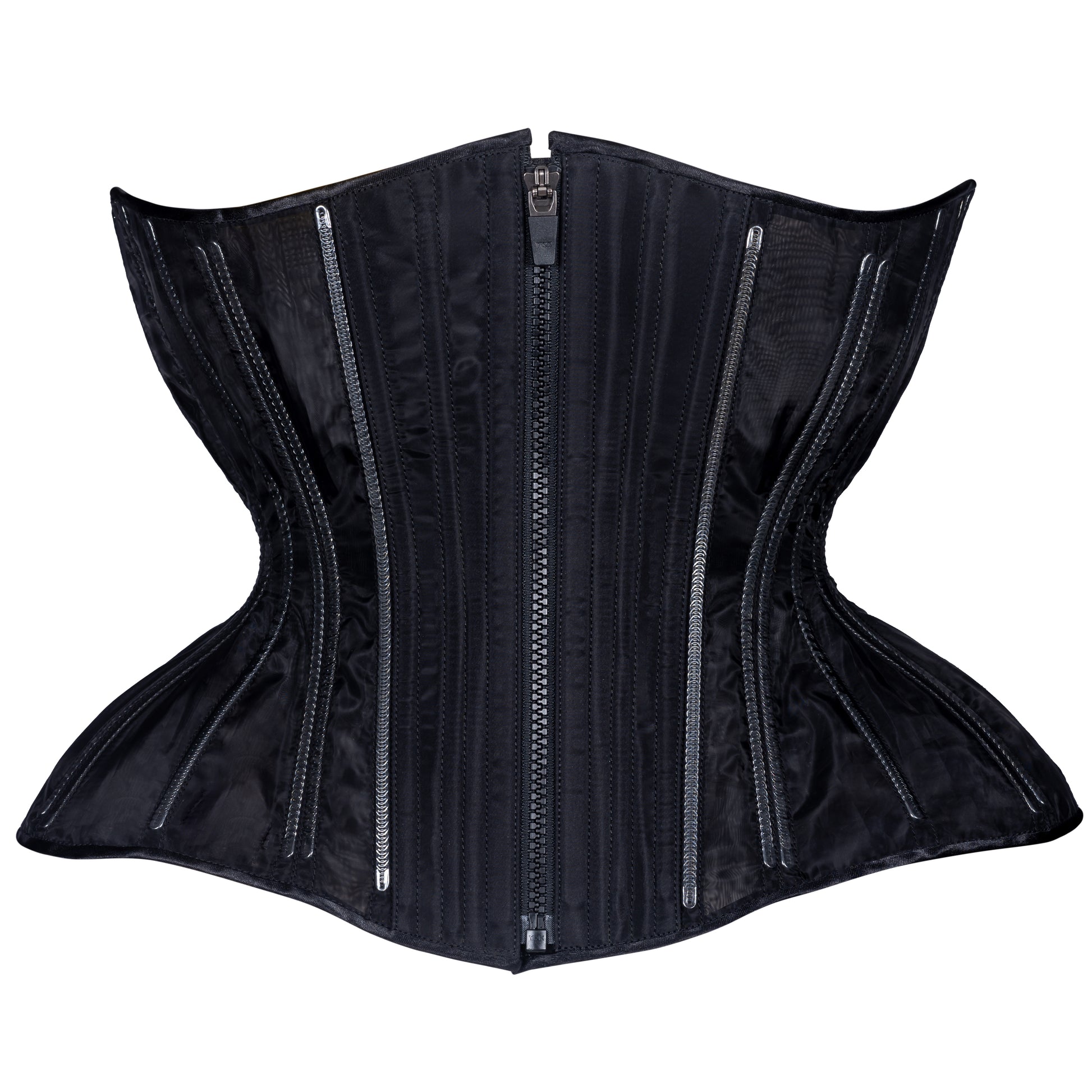 Emay Laser Cut Non-Scratch Corset with Comfortable Legs Black 2814s -  Trendyol