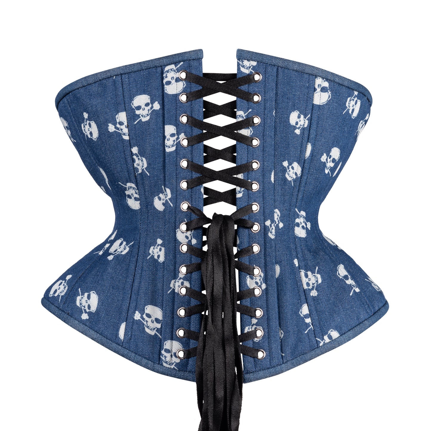 Denim Skulls Corset, Libra Silhouette, Regular**