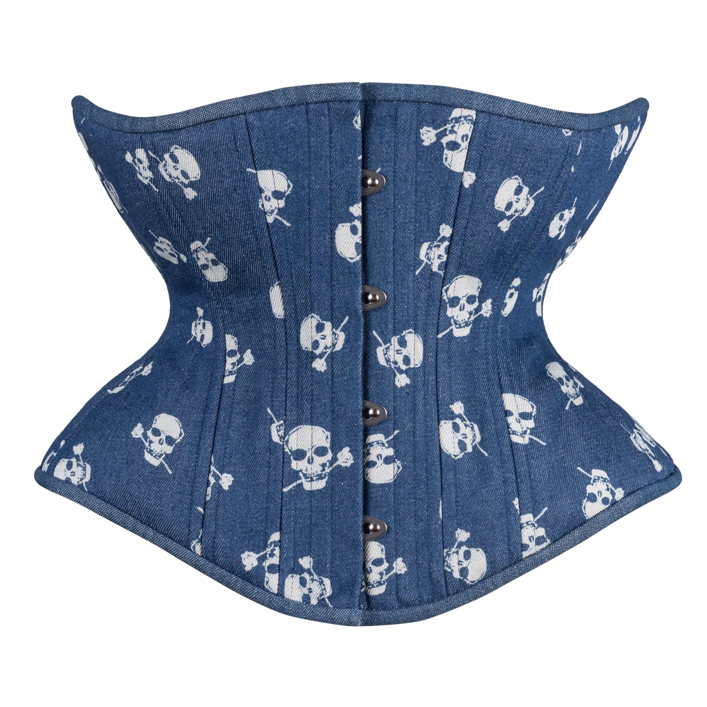 Denim Skulls Corset, Libra Silhouette, Regular**