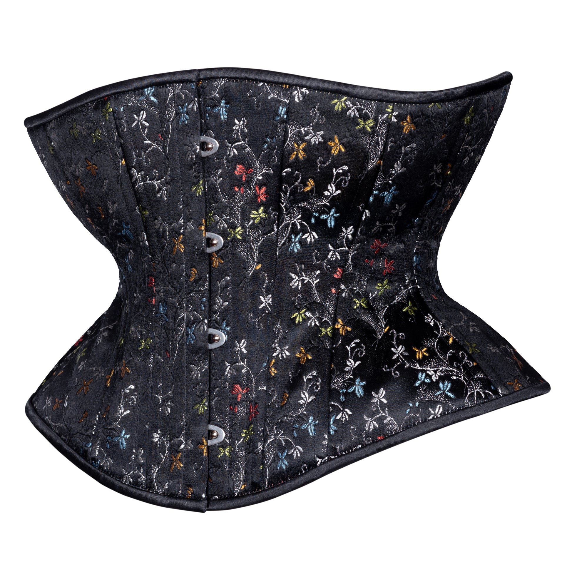 Chinese Silk Flowers Corset, Libra Silhouette, Regular